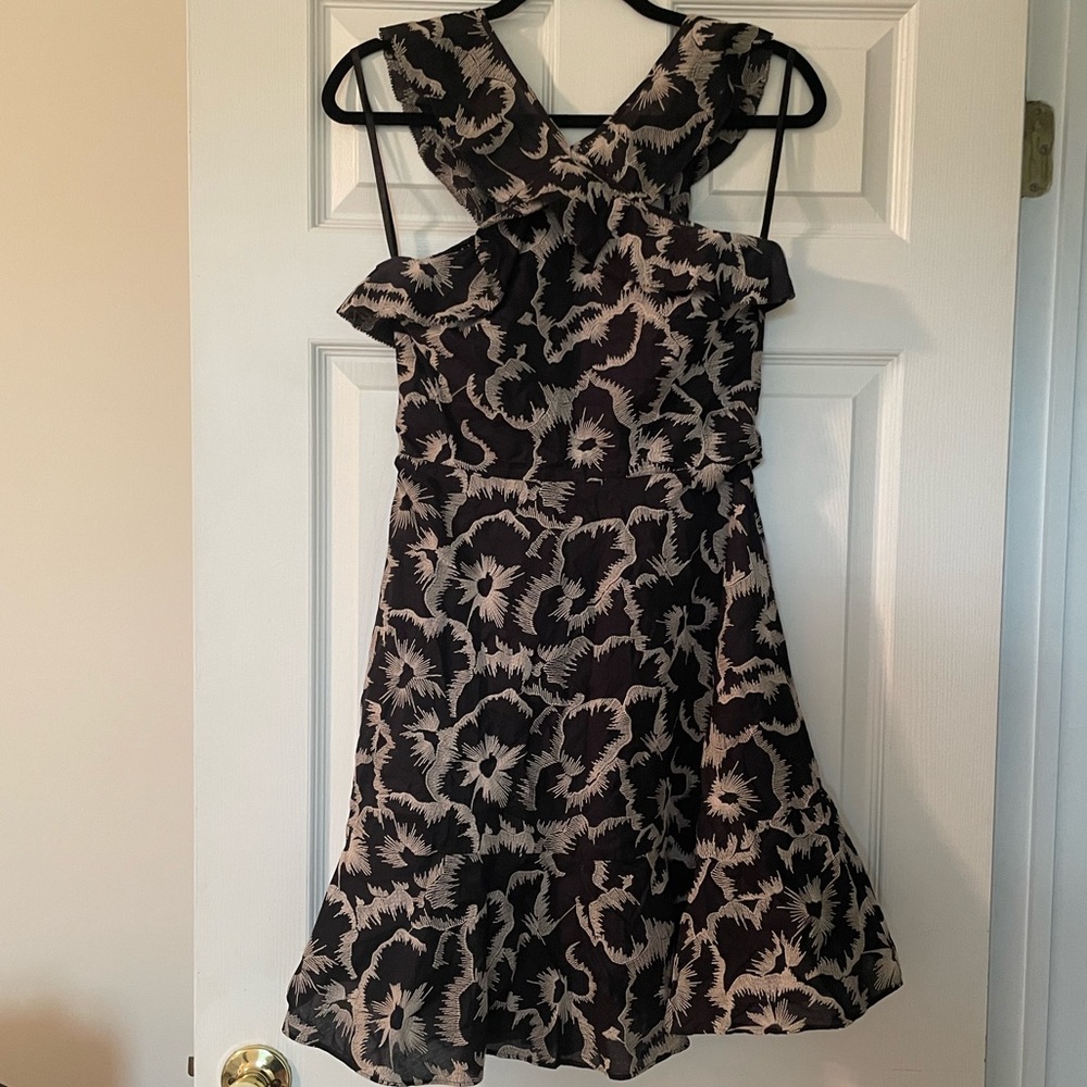 Banana Republic cross-front dress sz 4